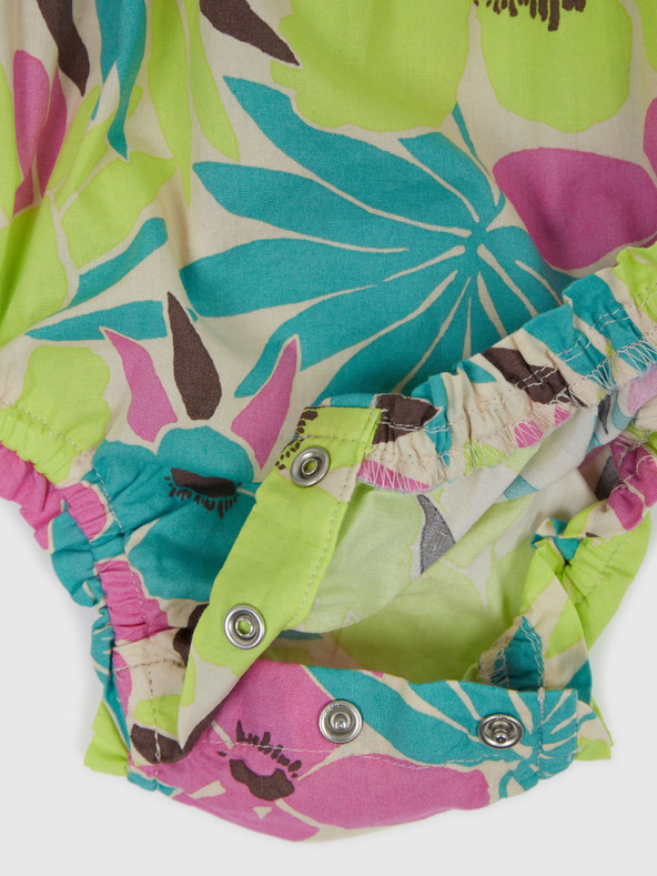 GAP Baby cvetno body s trakom za lase GAP