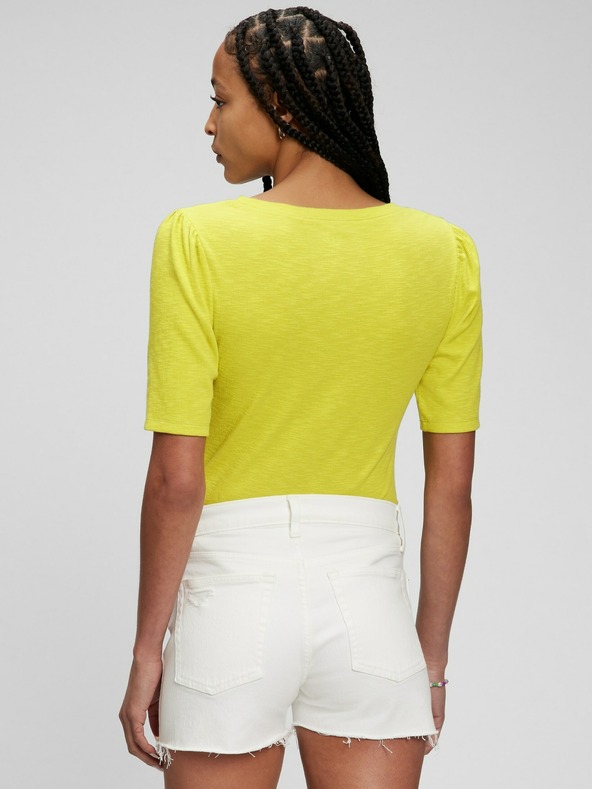 GAP Tričko so zriasanými rukávmi GAP