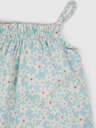 GAP Detský ľanový kvetovaný overal GAP