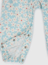 GAP Detský ľanový kvetovaný overal GAP