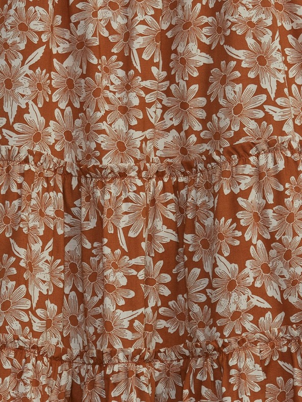 GAP Detské kvetované šaty na ramienka GAP