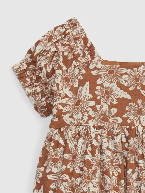 GAP Otroška cvetlična obleka GAP