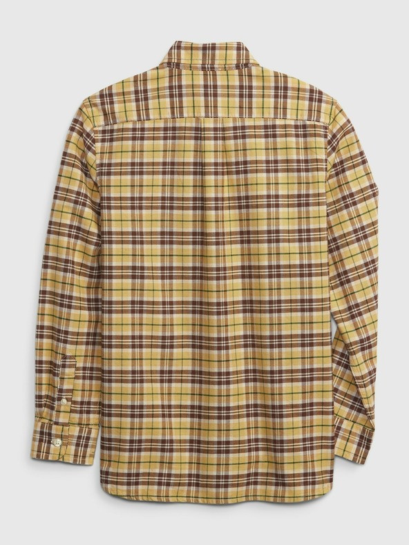 GAP Otroška karirano-oxford srajca GAP