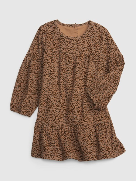 GAP Baby obleka z leopard vzorcem GAP