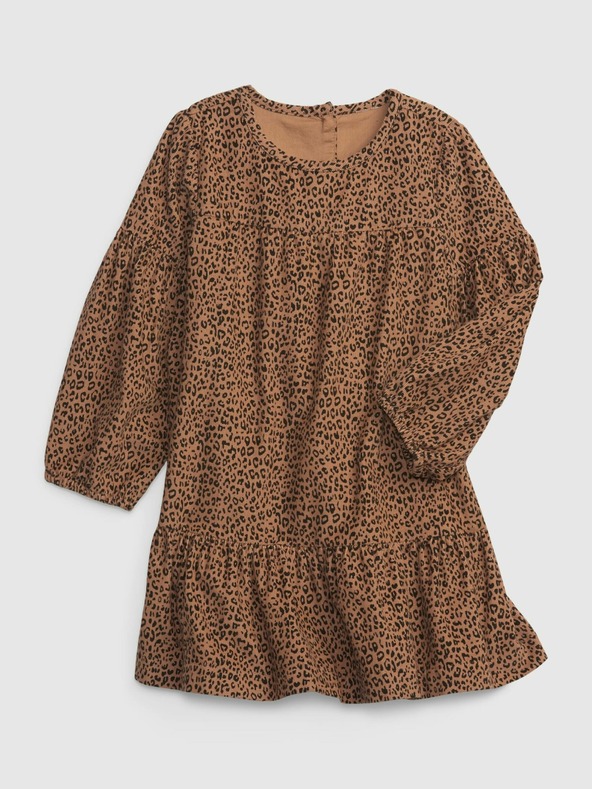 GAP Baby obleka z leopard vzorcem GAP