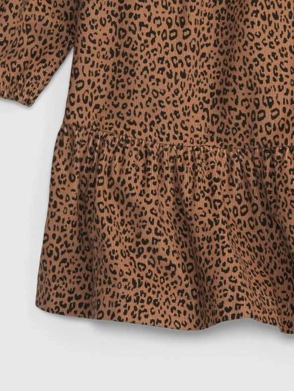 GAP Baby obleka z leopard vzorcem GAP