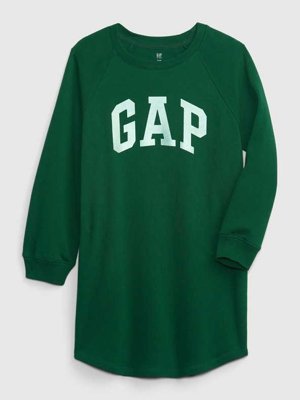 GAP Otroška puloverska obleka z logotipom GAP