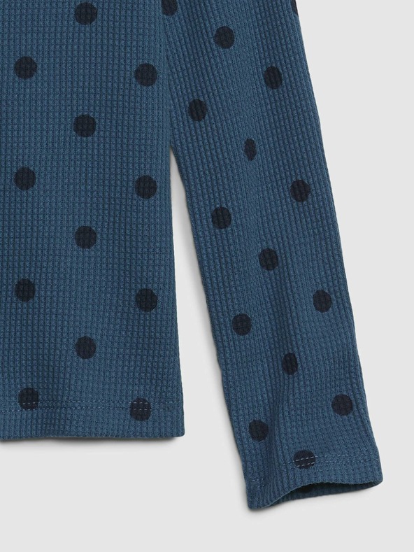 GAP Baby majica iz vafljevega pletiva GAP