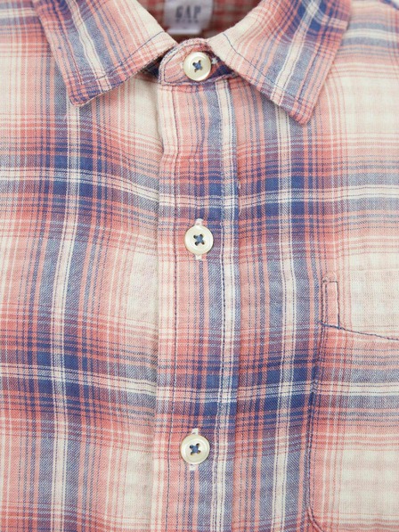 GAP Otroška karirana srajca GAP