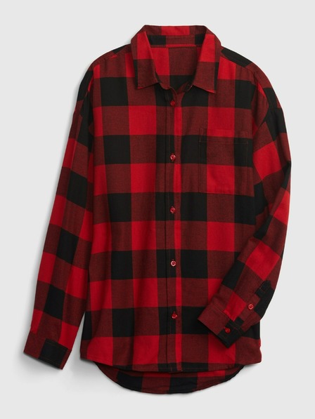 GAP Otroška flanelna majica GAP