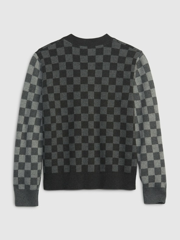 GAP Otroški kardigan šahovnica GAP