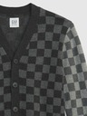GAP Otroški kardigan šahovnica GAP