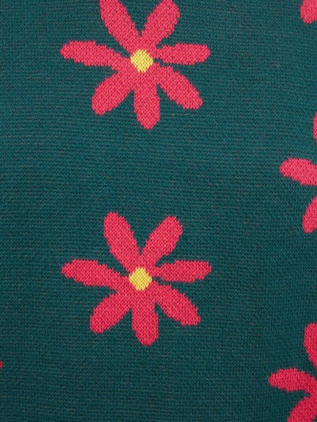 GAP Otroški pulover s cvetličnim vzorcem GAP