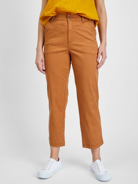 GAP Nohavice khaki girlfriend vysoký pás GAP