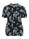 Orsay Črna ženska cvetlična bluza ORSAY