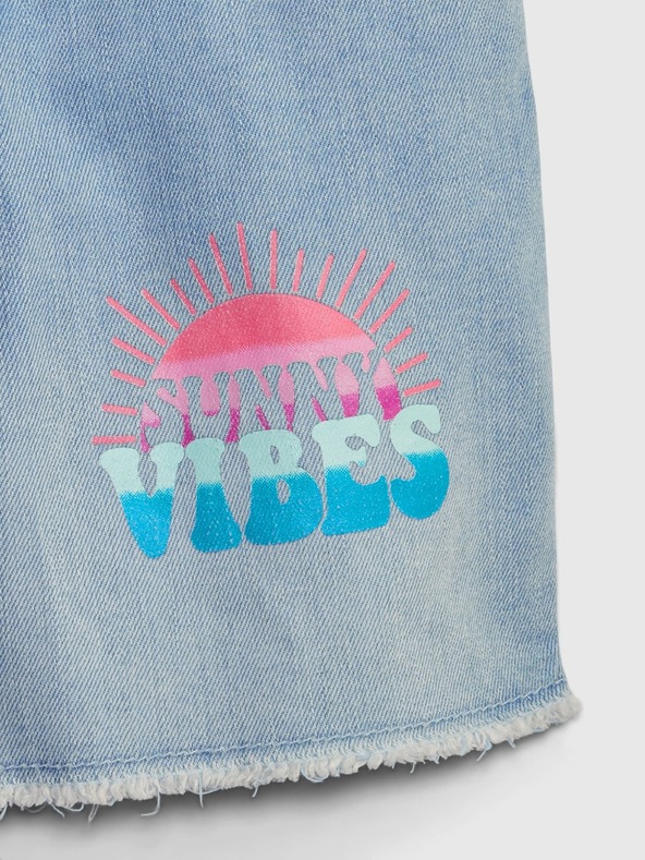 GAP Otroške jeans kratke hlače vibes GAP