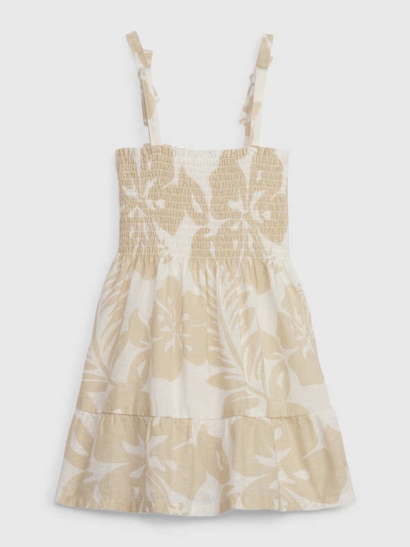 GAP Otroške lanene obleke GAP