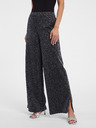 Orsay Temno sive ženske hlače s širokimi nogavicami ORSAY