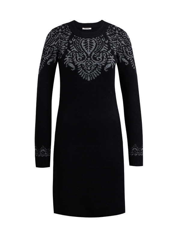 Orsay Črna ženska puloverska obleka ORSAY