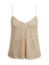 Orsay Ženska majica z bleščicami v zlati barvi ORSAY