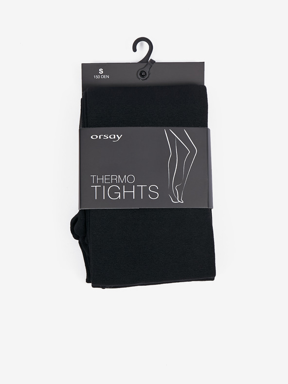 Orsay Črne ženske termo nogavice ORSAY