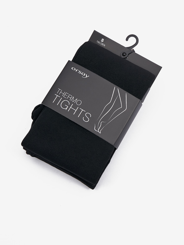 Orsay Črne ženske termo nogavice ORSAY