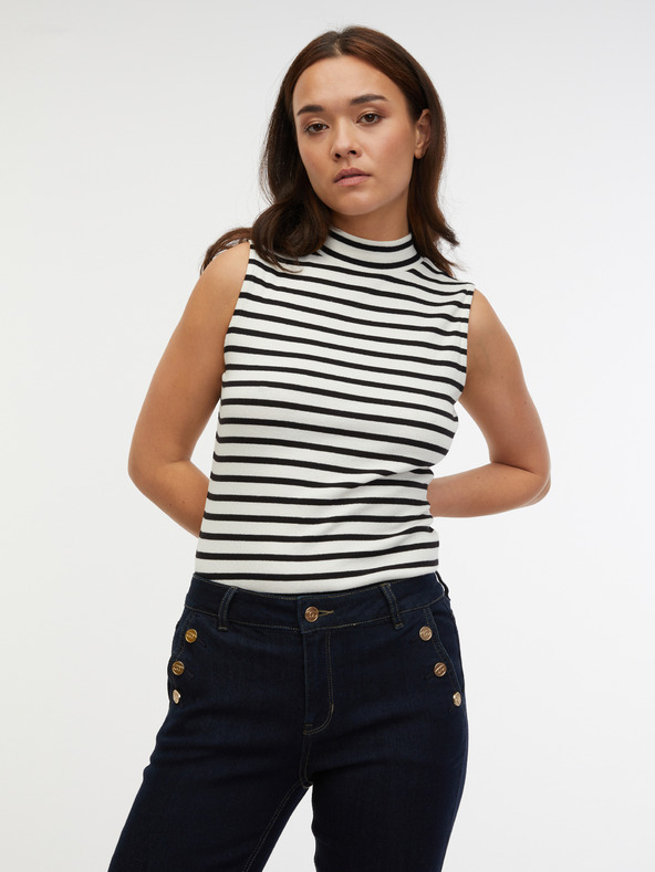 Orsay Temno modre ženske straight fit kavbojke ORSAY