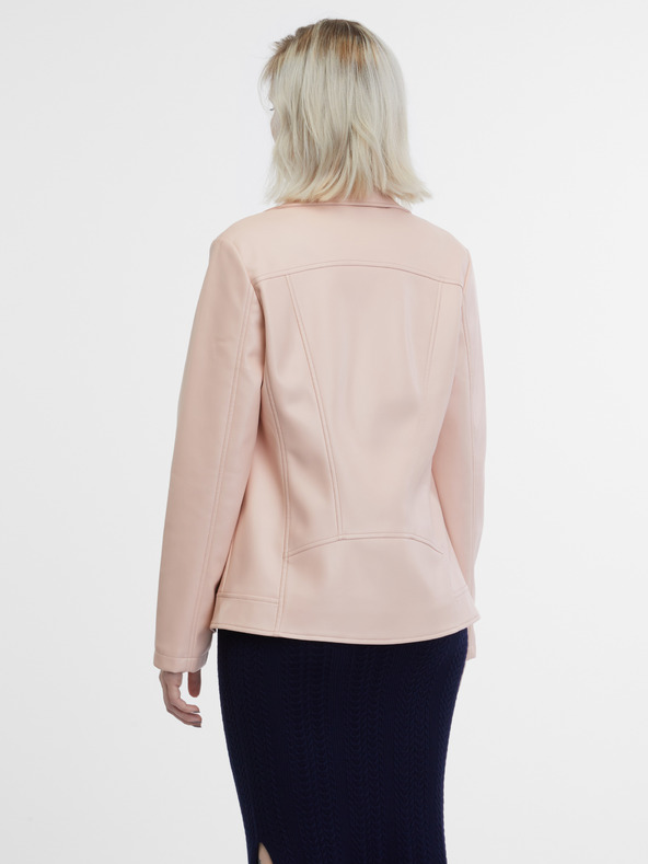 Orsay Svetlo roza ženska jakna iz umetnega krzna ORSAY