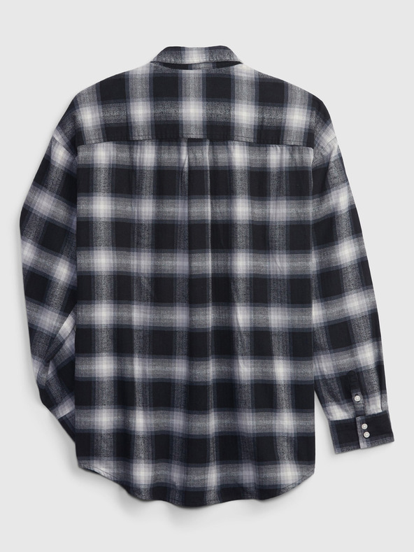 GAP Otroška flanelasta srajca s karirastim vzorcem organic GAP