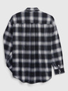 GAP Otroška flanelasta srajca s karirastim vzorcem organic GAP