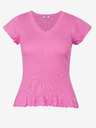 Orsay Rožnata ženska majica s kratkimi rokavi ORSAY