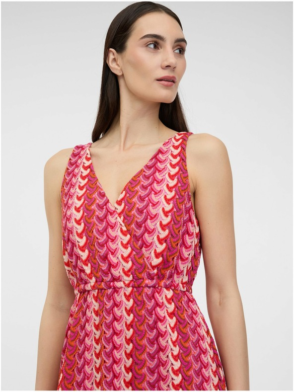 Orsay Temno roza ženska midi obleka ORSAY