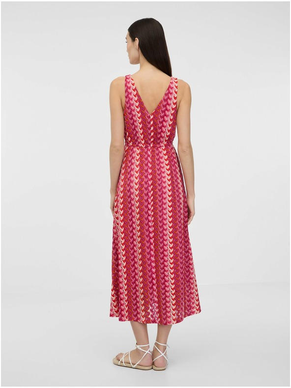 Orsay Temno roza ženska midi obleka ORSAY