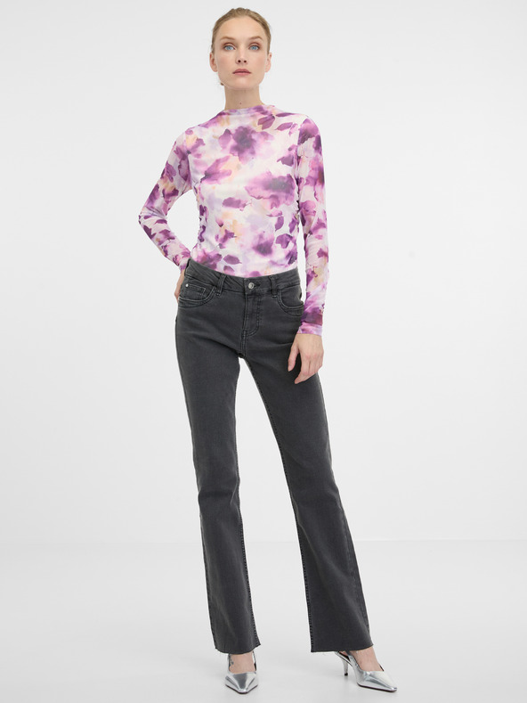 Orsay Rožnata ženska majica z dolgimi rokavi ORSAY