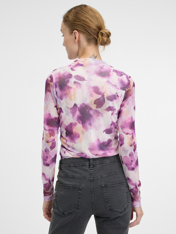 Orsay Rožnata ženska majica z dolgimi rokavi ORSAY