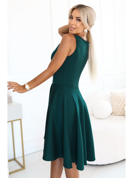 numoco Valovite obleke z učinkovitim podaljšanim hrbtom – stekleničasto zelene