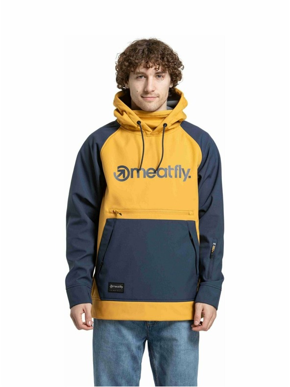 Meatfly Meatfly moška softshell jakna Jax Saphire Blue / Camel |