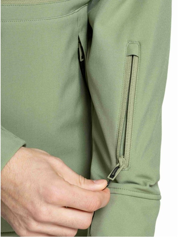 Meatfly Meatfly moška softshell jakna Jax Olive / Black |