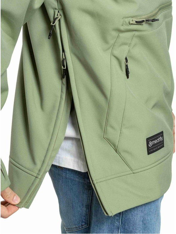 Meatfly Meatfly moška softshell jakna Jax Olive / Black |