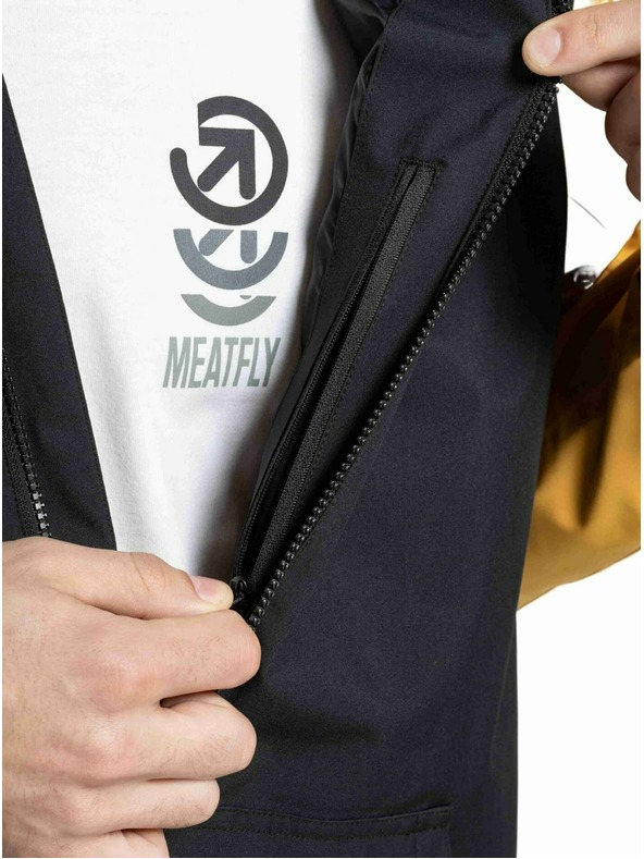 Meatfly Meatfly moška street jakna Finn Black / Camel |