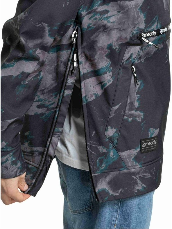 Meatfly Meatfly moška softshell jakna Jax Mossy Botanical |