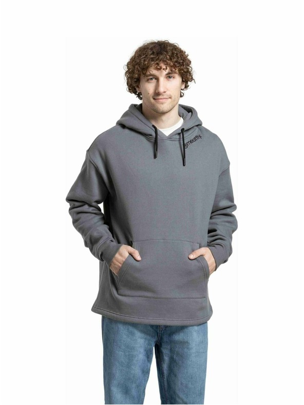 Meatfly Meatfly uniseks pulover Omani Pewter | Siv