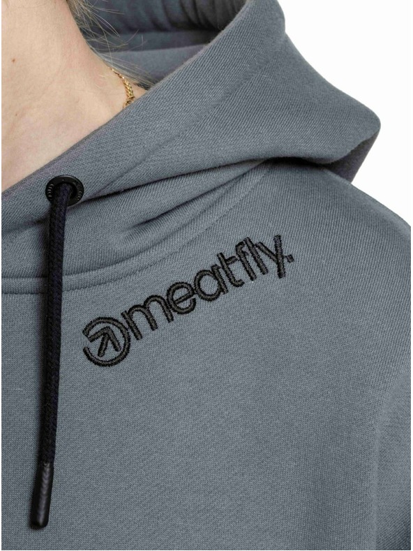 Meatfly Meatfly uniseks pulover Omani Pewter | Siv