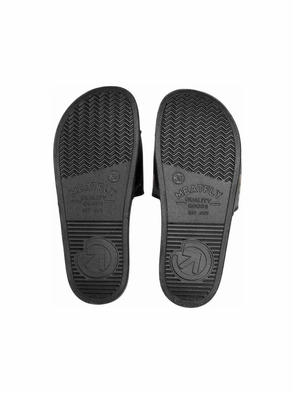 Meatfly Meatfly moški natikači X Hudson Pura Vida Viva La Vida Black