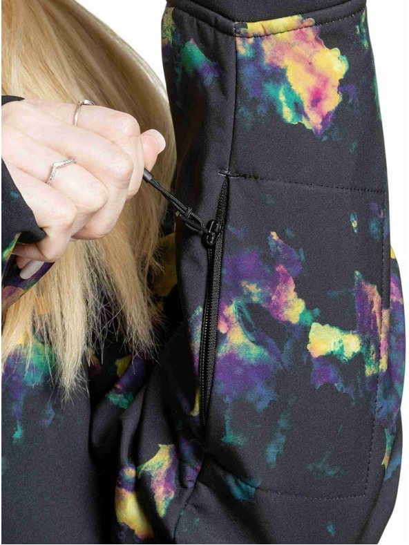 Meatfly Meatfly ženska softshell jakna Alita Dark Aquarel | Večbarvna |