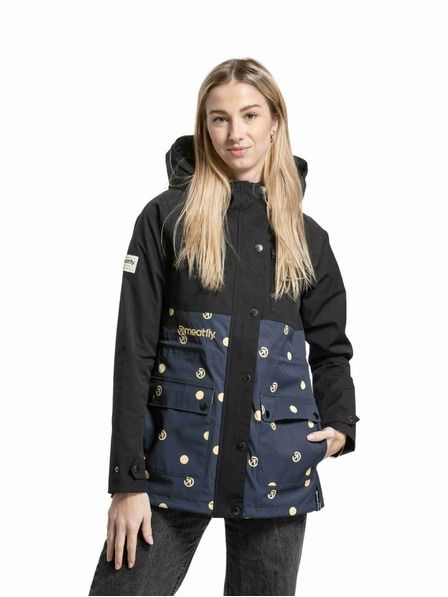 Meatfly Meatfly ženska street jakna Xita Yellow Dots |