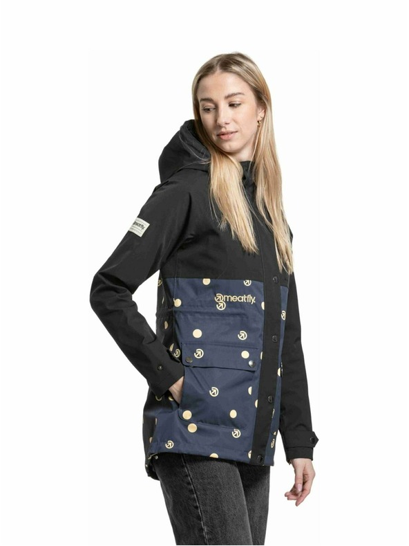 Meatfly Meatfly ženska street jakna Xita Yellow Dots |