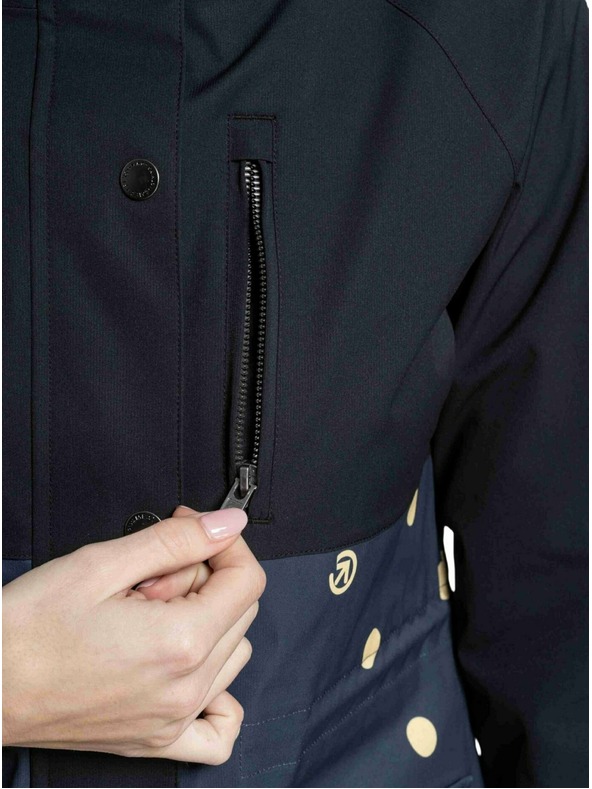 Meatfly Meatfly ženska street jakna Xita Yellow Dots |