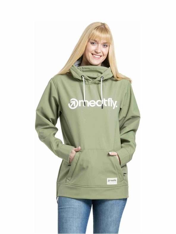 Meatfly Meatfly ženska softshell jakna Alita Olive / White