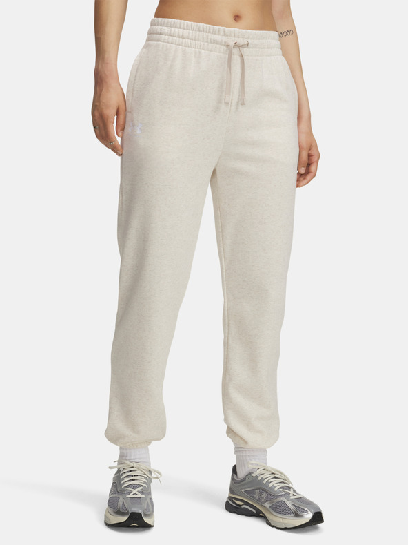 Under Armour Ženske spodnji del trenirke Under Armour UA Rival Terry Joggers-BRN